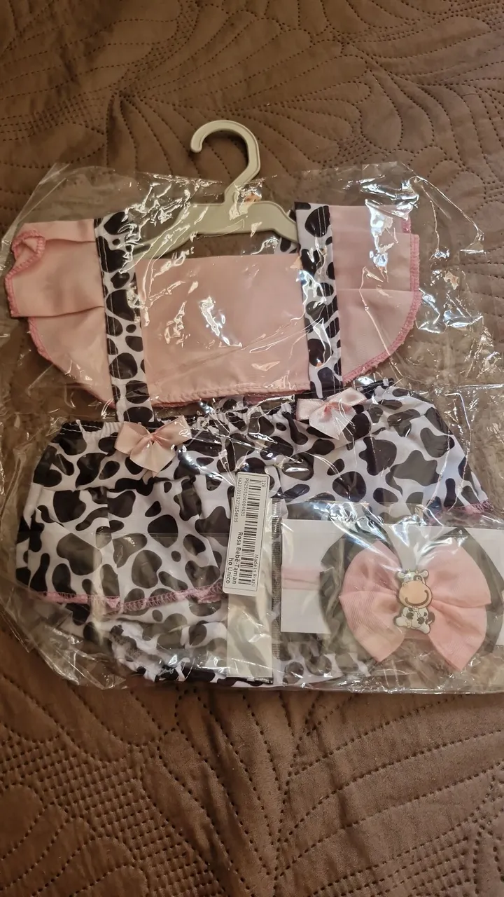 Conjunto Temático Vaquinha para Bebê