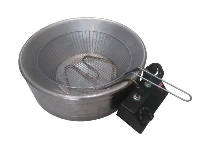Fritadeira tacho Elétrico Equipe Inox 8L 220v - Foto 5