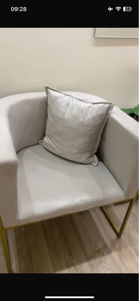 POLTRONA BETINA + ALMOFADA DE BRINDE ( SÓ PAGA NA ENTREGA)! - Foto 3
