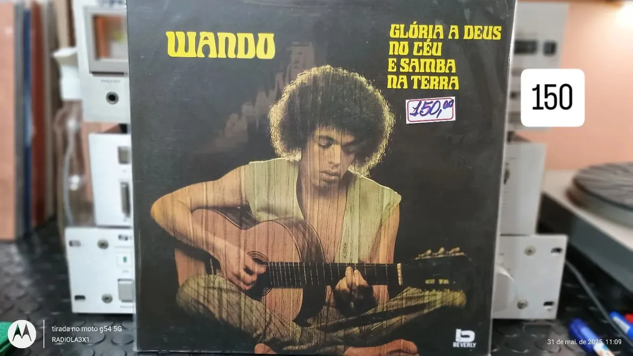 Disco de Vinil Wando - Glória a Deus no Céu e Samba na Terra