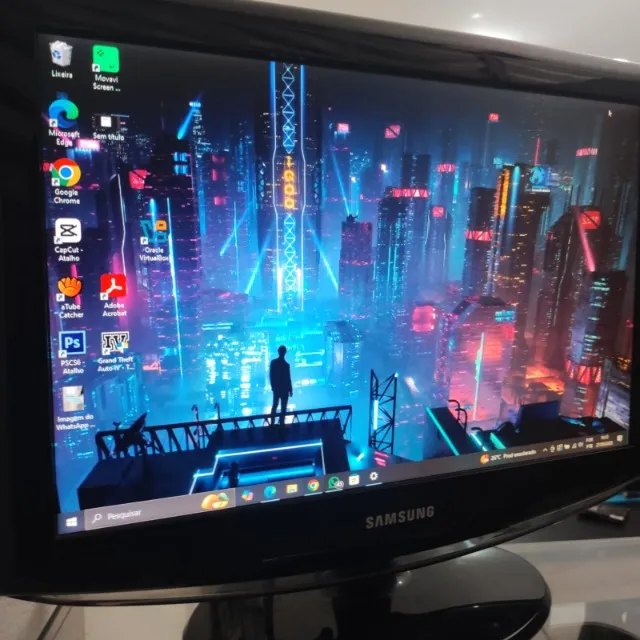 Monitor Samsung HDMI com a imagem linda