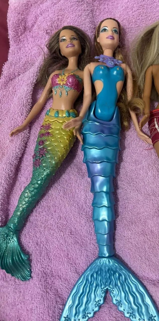 2 Barbies Sereias - mudam de cor