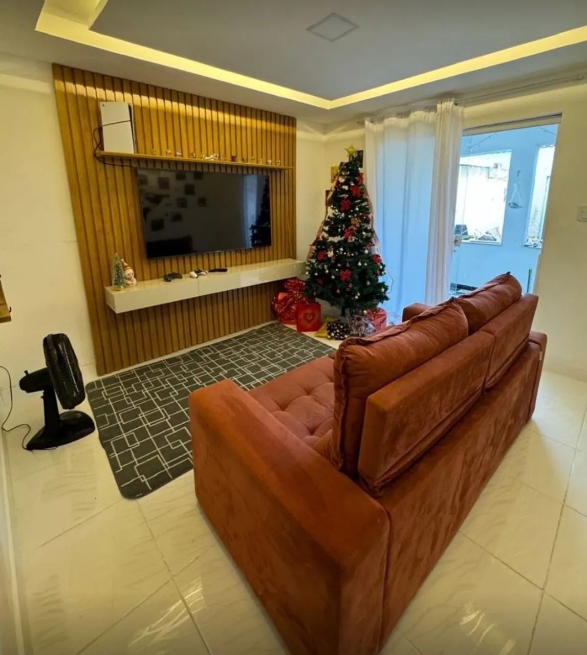 Painel Home Gelius ripado 100% mdf suporta TV até 75 polegadas  / Receba em 24h  - Foto 4