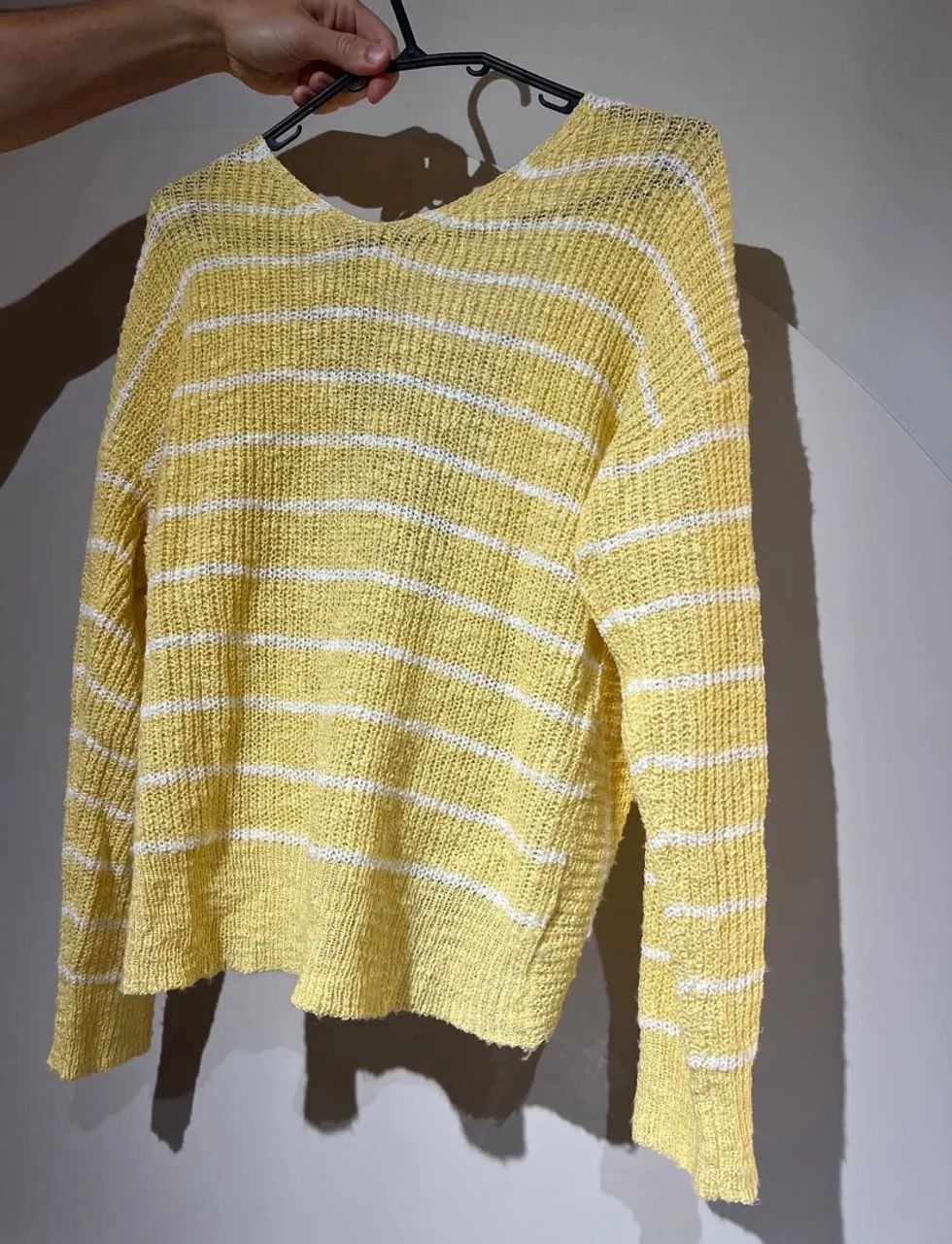 Blusa tricot amarelo