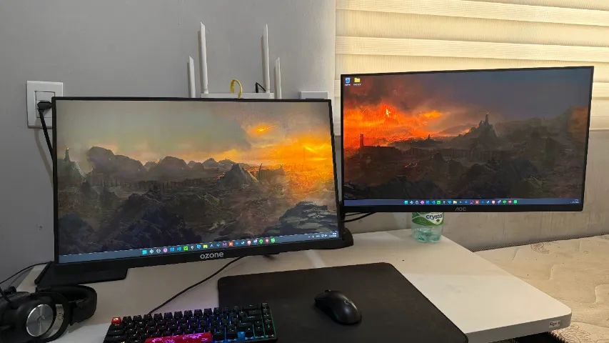 Kit de dois monitores gamer - Foto 2