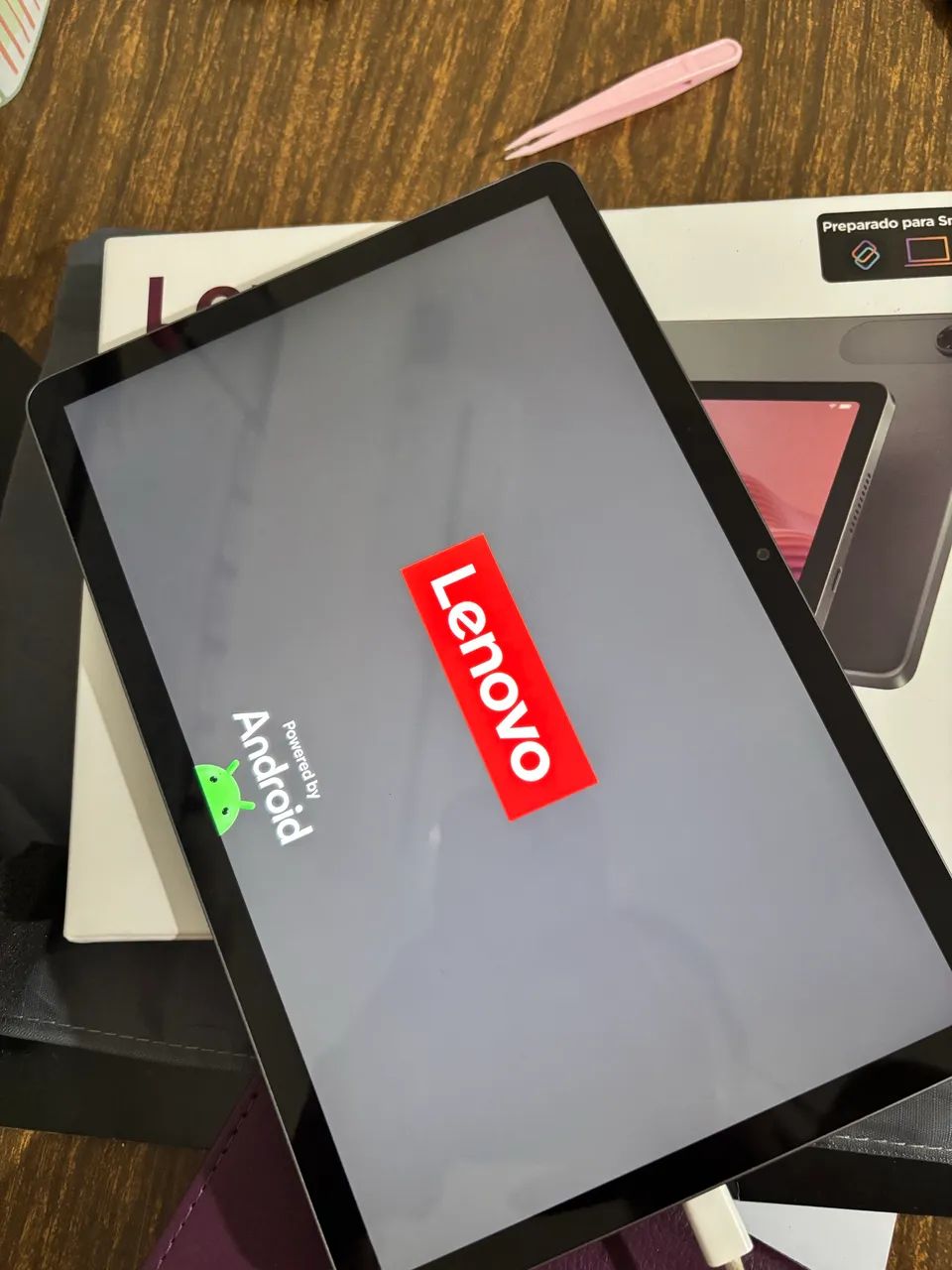 Tablet Lenovo 10.1 64g com capa