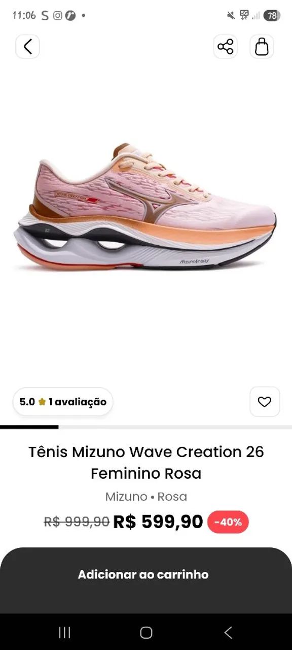Tênis feminino Misuno 35