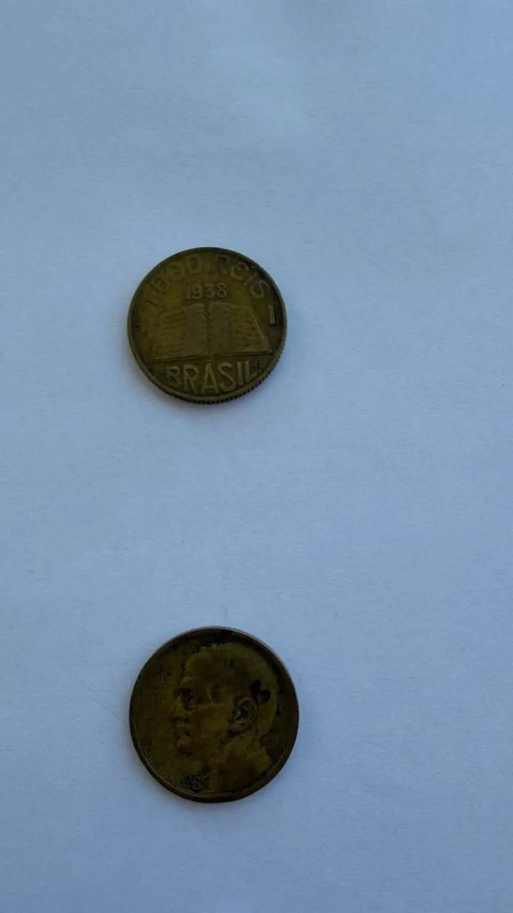 moeda 1000 réis brasil 1938