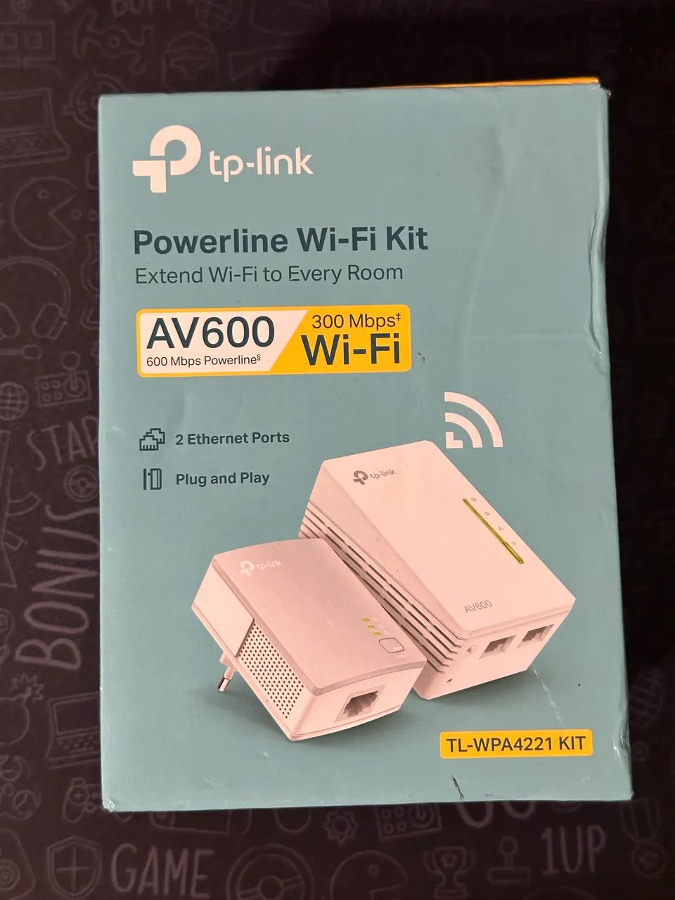Repetidor de Wi-Fi AV 600 Powerline