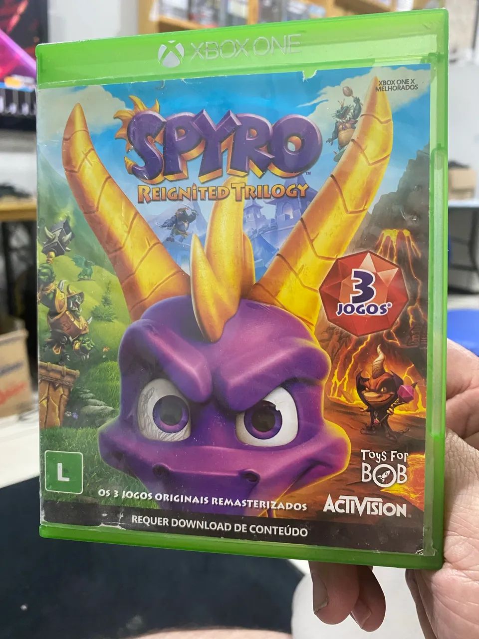 Spyro Reignited Trilogy - Xbox One Mídia Física