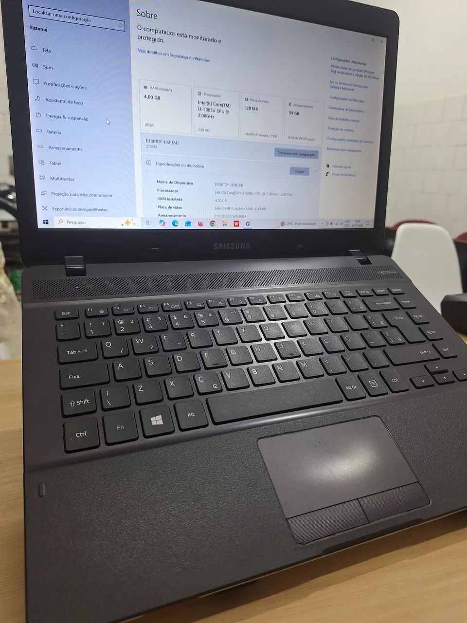 Notebook Samsung com garantia 