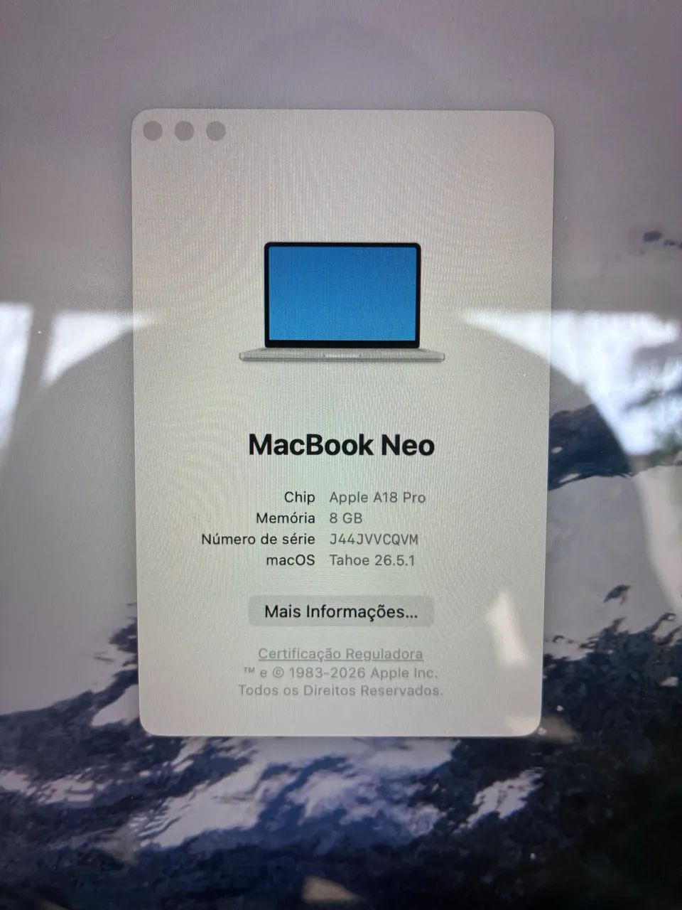 mac book neo Apple A18 Pro - Foto 3