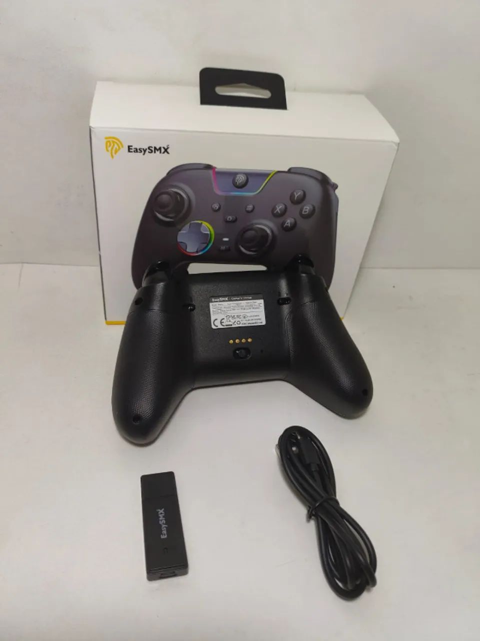 Controle (Novo) EasySMX X05 Pro Wireless RGB Hall Effect | PC, Switch, Xbox, Android e iOS - Foto 2