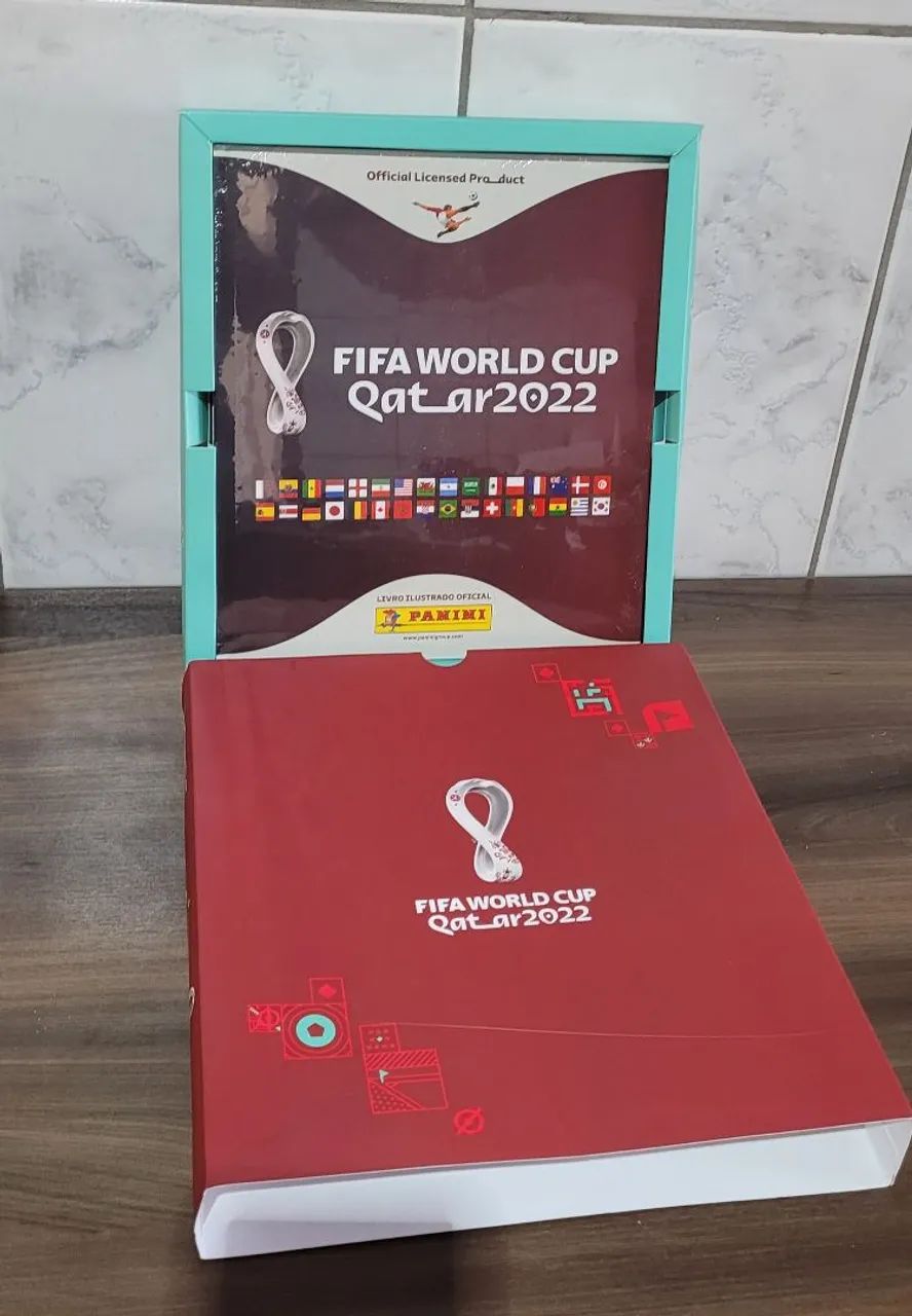 BOX + álbum capa dura copa 2022