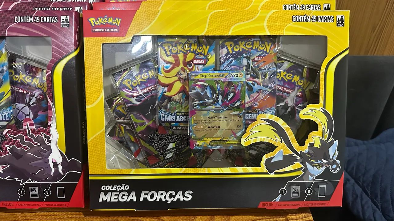 Coleção Mega Forças - Dragonite, Darkrai e Zeraora  - Foto 4