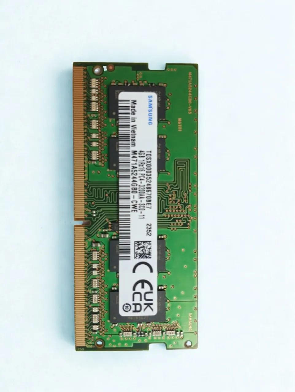 Memória RAM 4GB Samsung - Original, Testada perfeito Funcionamento