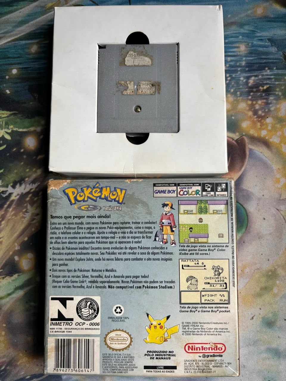 Pokémon Silver Completo Game Boy Color - Foto 4
