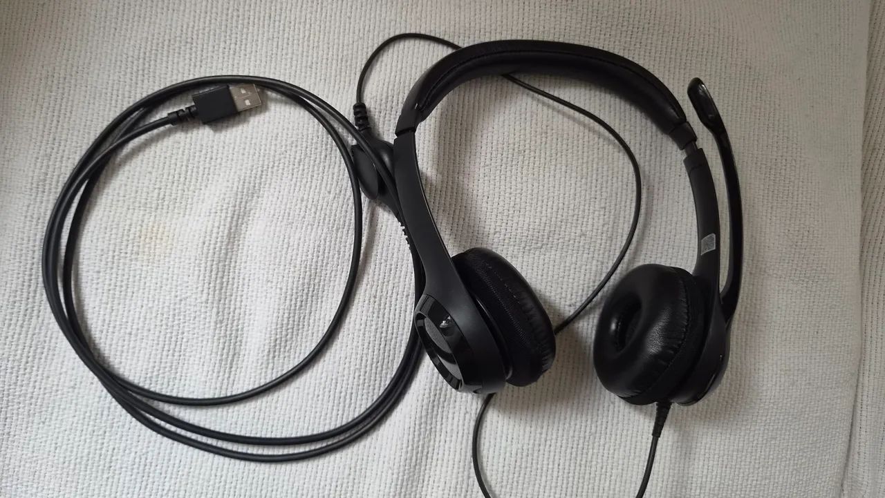 Headset Logitech H390 USB - Perfeito para Home Office e Reuniões - Foto 3