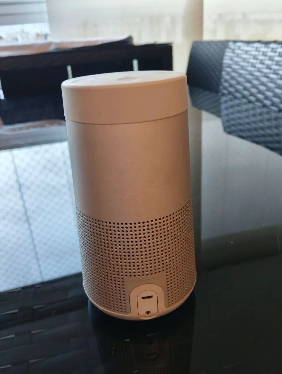Caixa De Som Portátil Bose Soundlink Revolve , Bluetooth, Prata