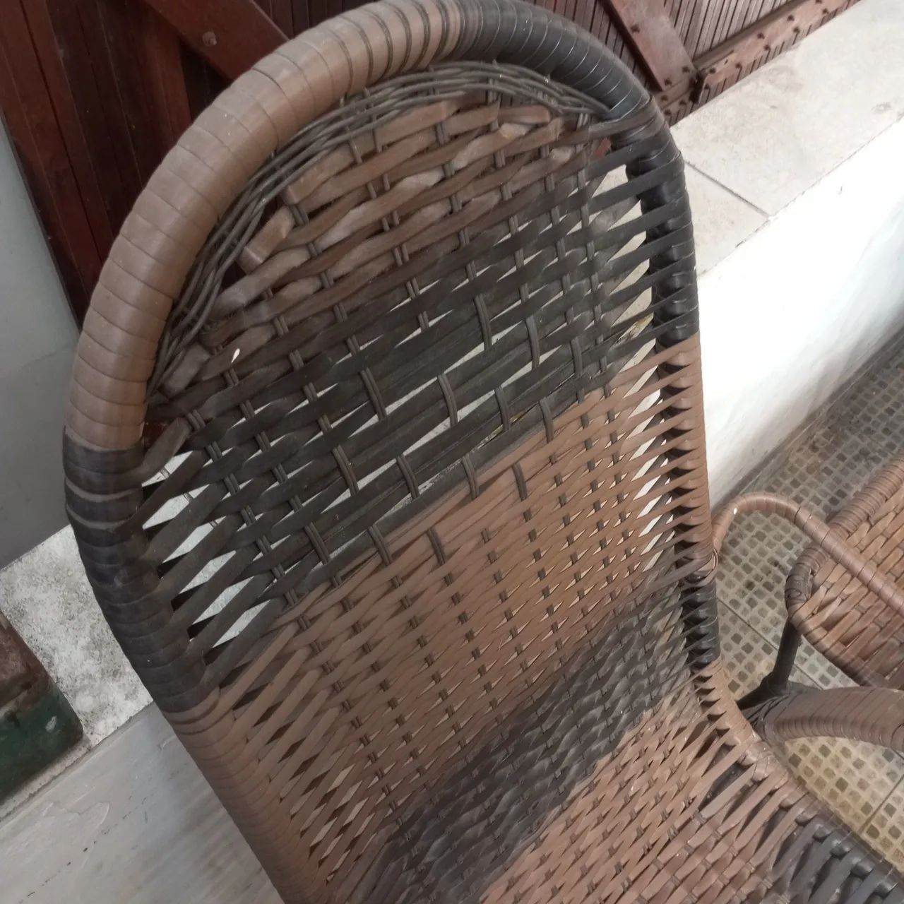 Conjunto de Poltronas e Mesinha em Junco - Foto 3