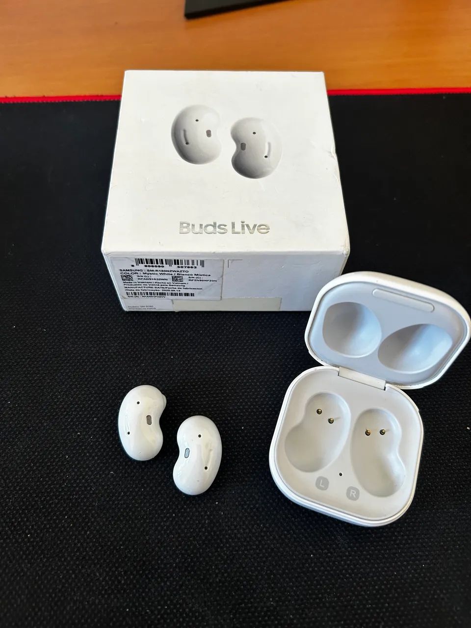 Fones de ouvido Samsung Galaxy Buds Live - Branco - Fones de