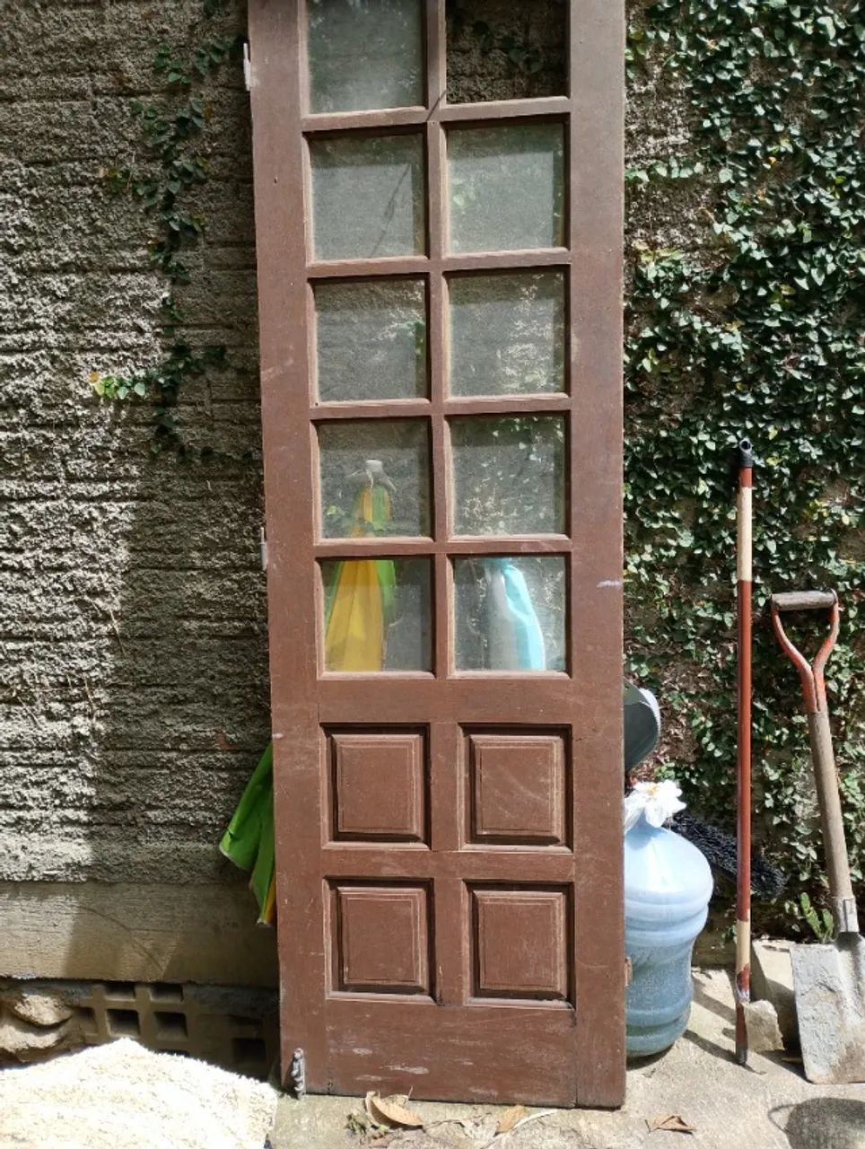 Porta dupla de madeira maciça  - Foto 2