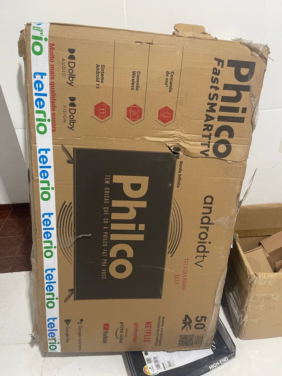 Tv Philco 50 tela quebrada  - Foto 2