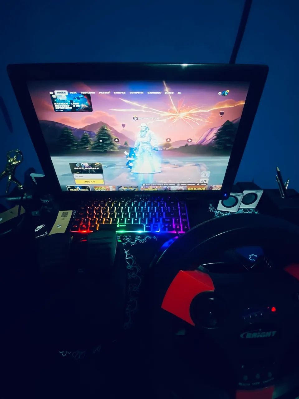 Pc gamer + Volante gamer