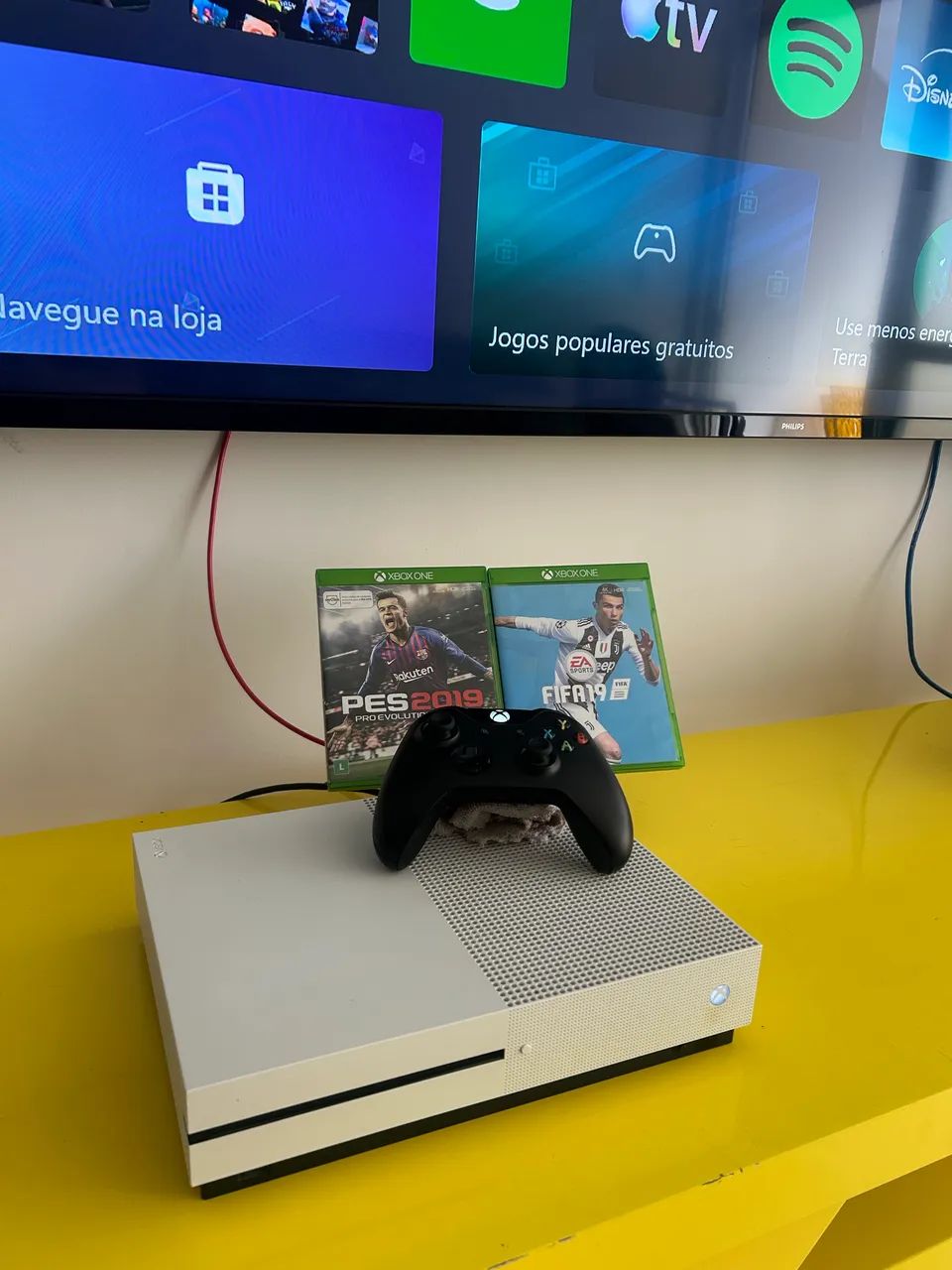 Xbox One S 500GB Completo | Excelente Estado | Pronto para Jogar