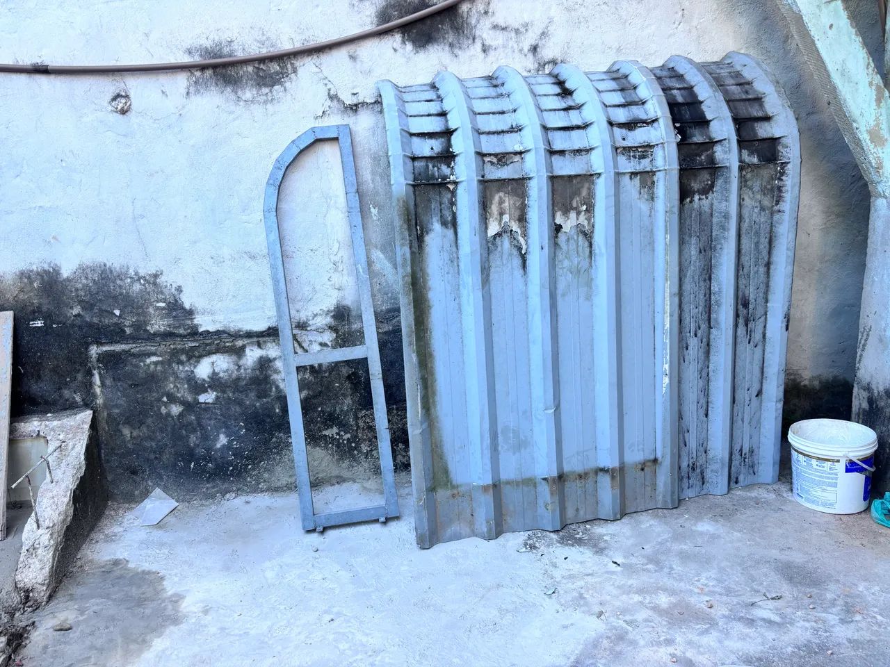Toldo de zinco 