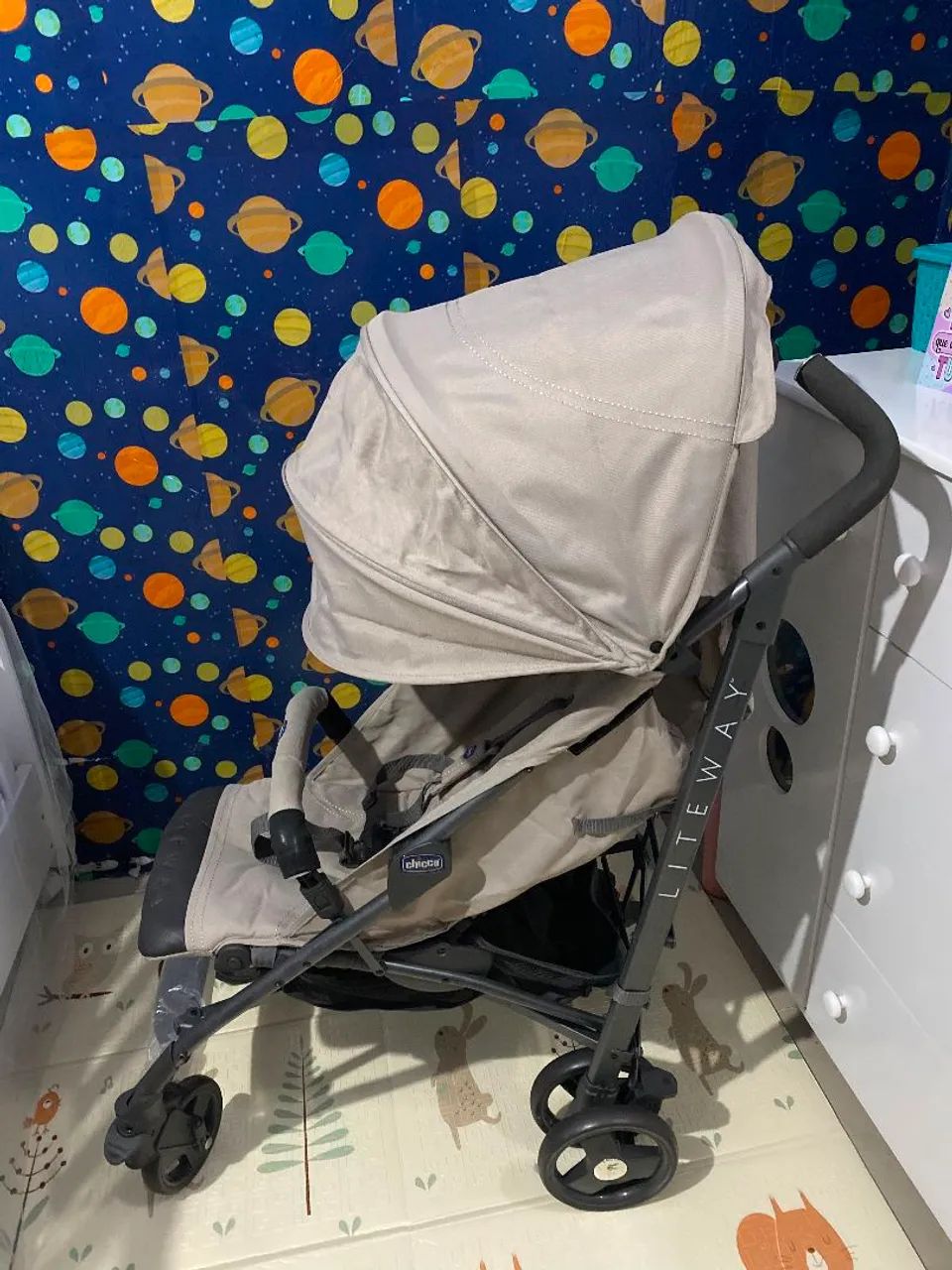 ? Carrinho de Bebê Chicco Litway - Praticamente Novo! - Foto 4