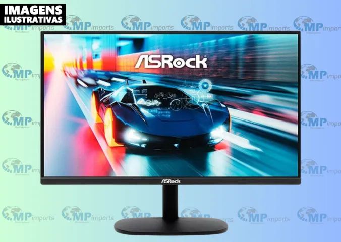 Loja MP Imports: Monitor Gamer ASRock Challenger 24.5", FHD, 144Hz, 1ms, IPS, FreeSync - Foto 2