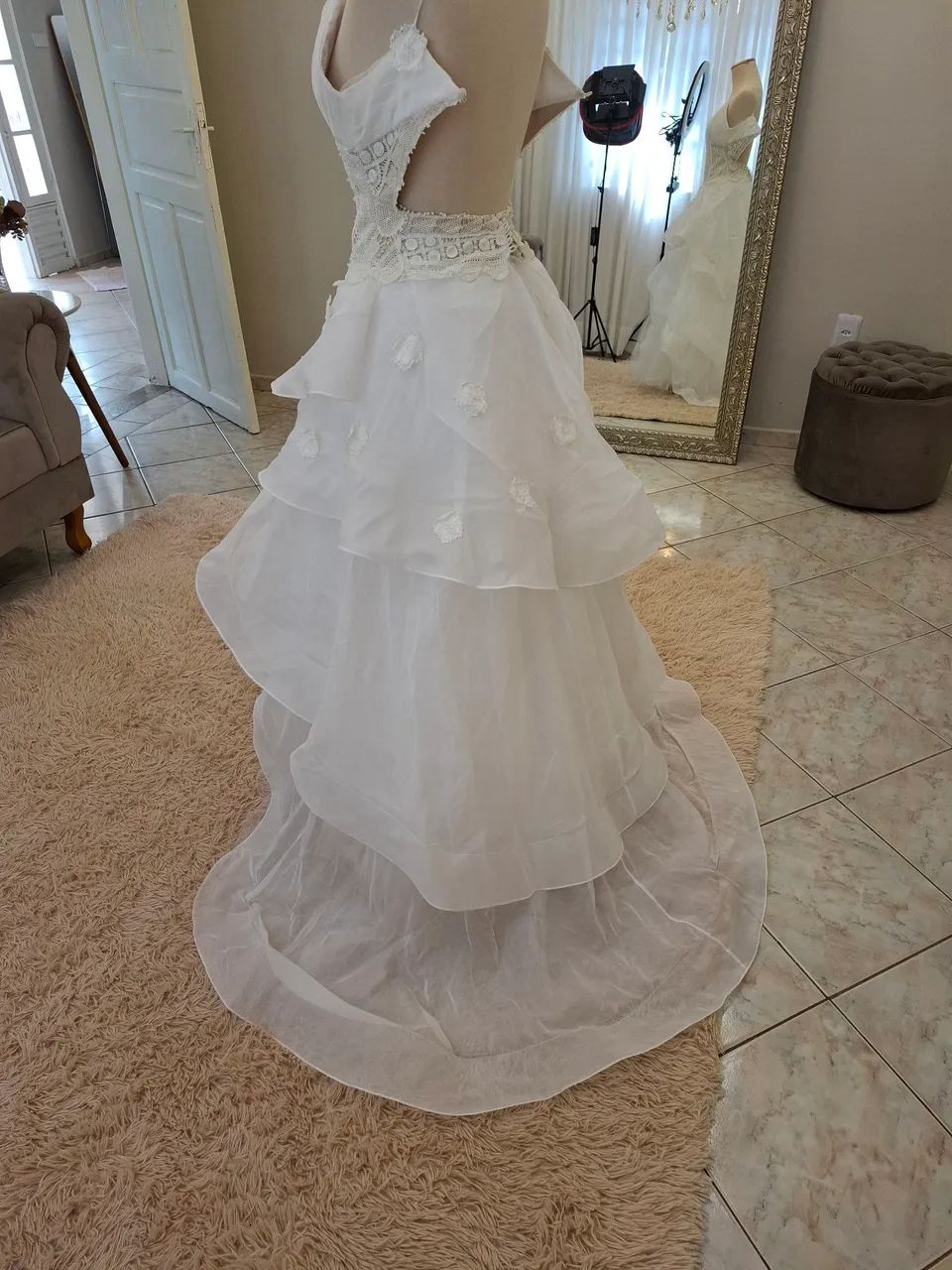 Vestido de noiva em tule  - Foto 3