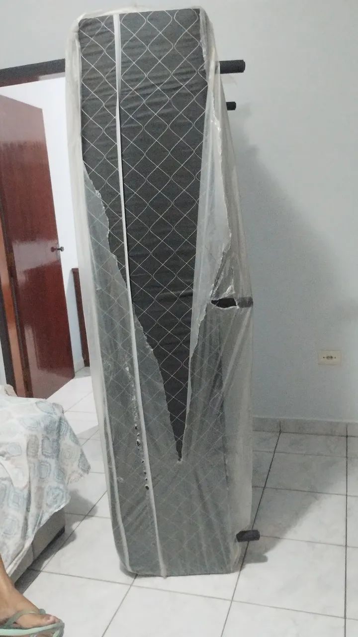 Cama box conjugada solteiro nova - Foto 2