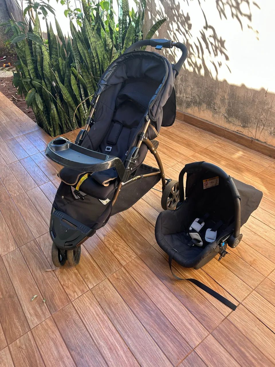 Carrinho e bebê conforto galzerano - Foto 3