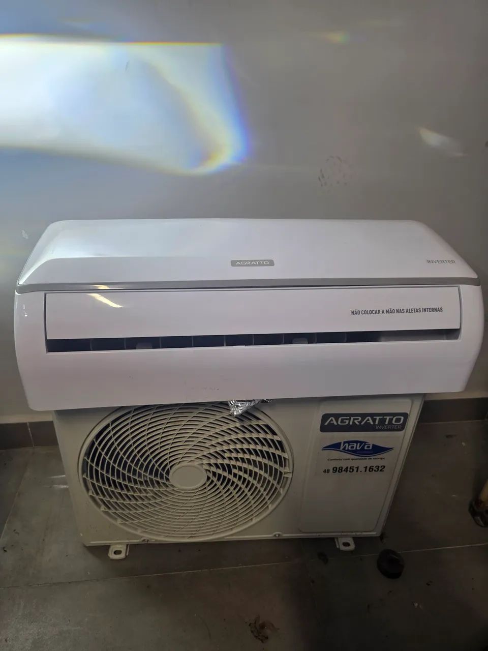 Ar Condicionado Agratto 9000 BTUs Frio Inverter - Perfeito Estado (6 meses de uso)