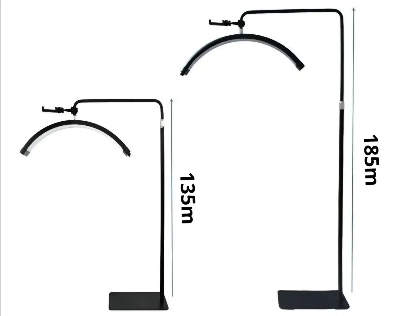 Luminária Arco Meia Lua Led Com base ajustável