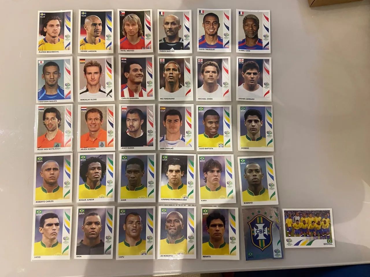 Figurinhas Copa do mundo 2006
