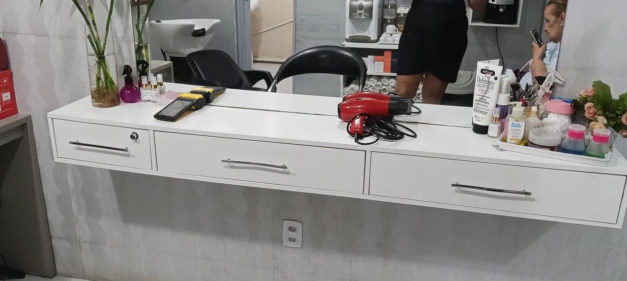 Bancada para cabeleireira 
