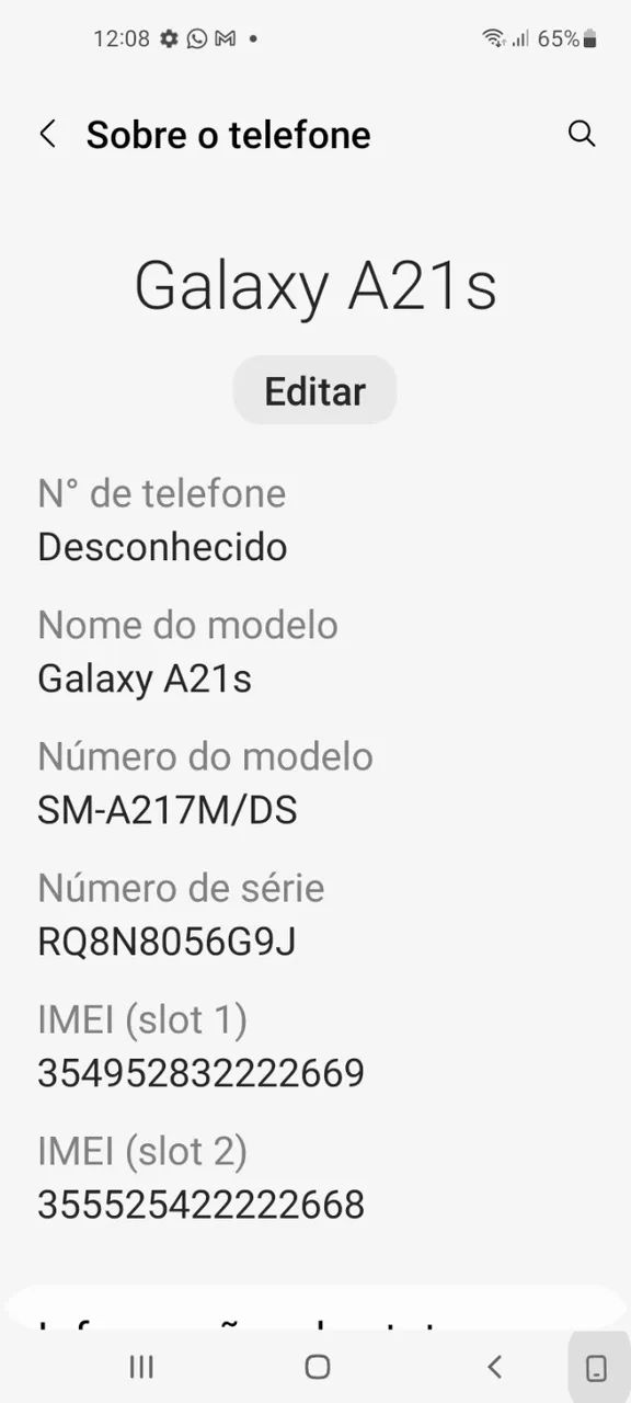 Celular Samsung Galaxy A21S - Foto 5