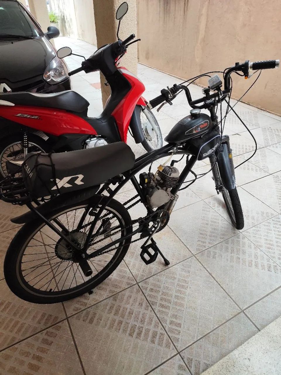Bicicleta Motorizada 80cc 2T (Estilo Mobilete) - Foto 2