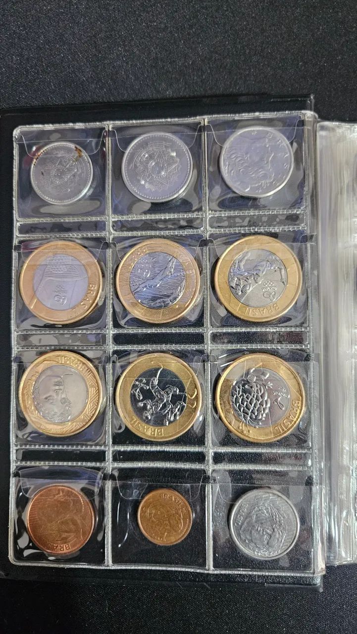 Coleção de moedas antigas, 45 sem repetição  - Foto 3