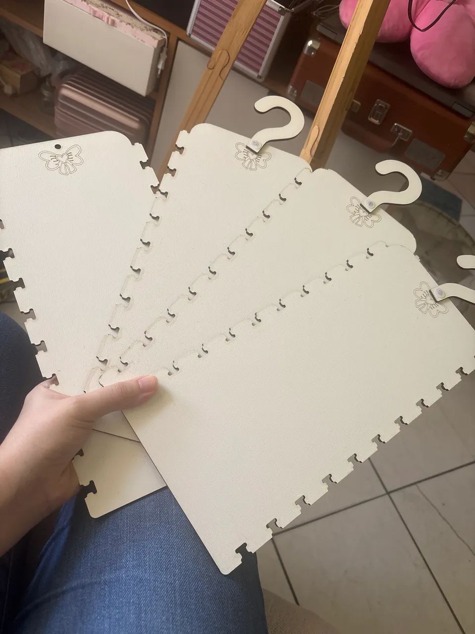 4 Porta laços 