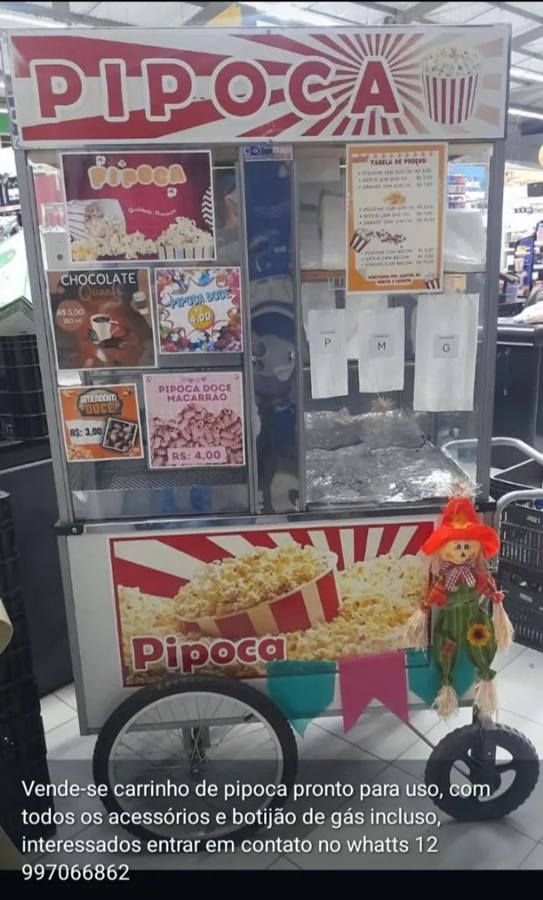 Carrinho de pipoca - Foto 2