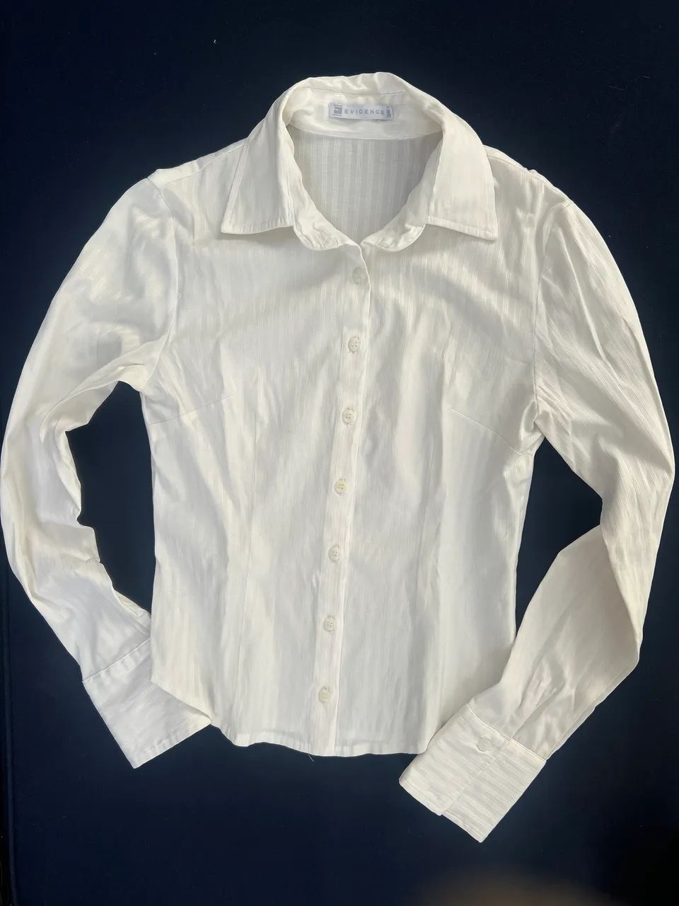 Camisa branca com elastano Evidence TAM 38