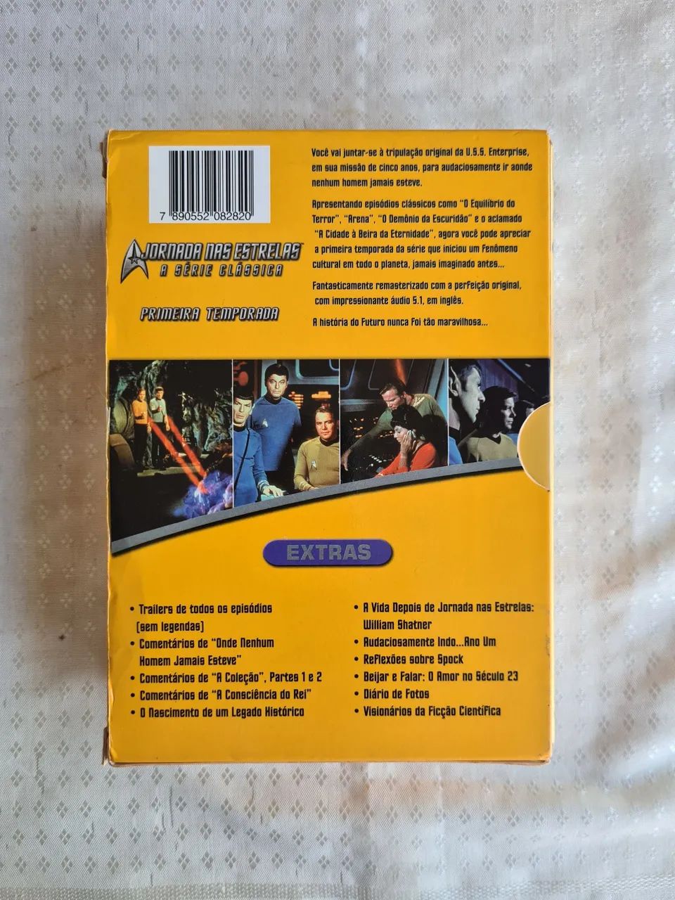 Box DVD Star Trek A Série Clássica - 1ª Temp (Impecável/Nunca Usado) - Foto 2