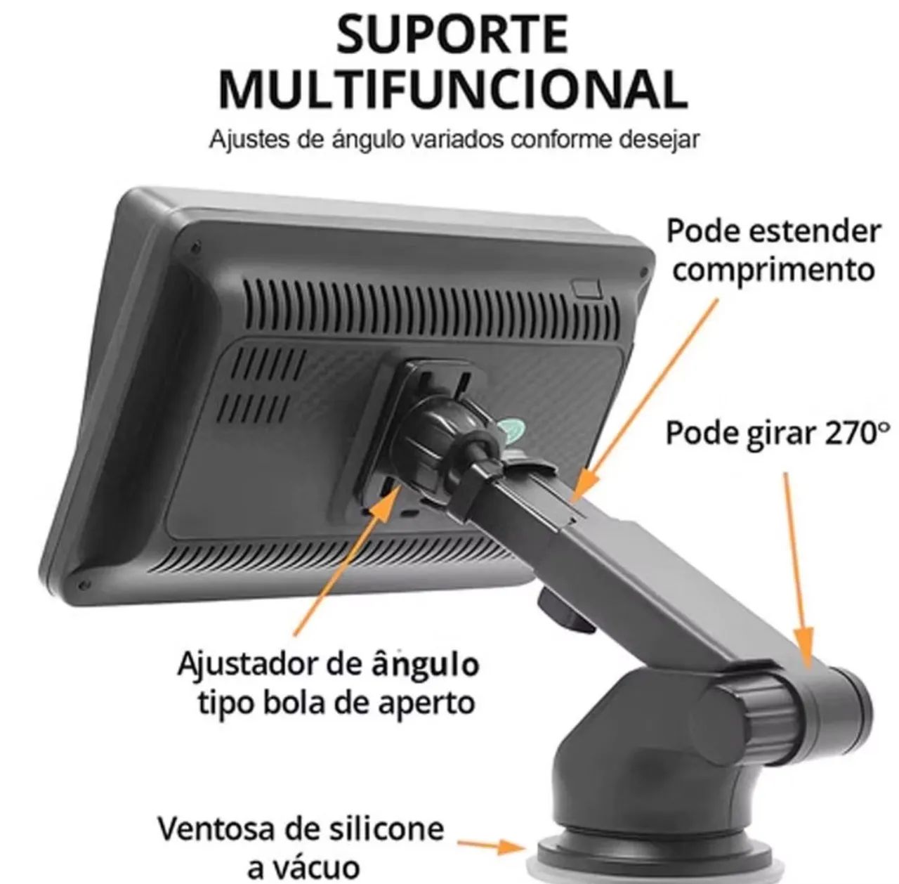 Tela  para Carro 7 Polegadas Touch CarPlay  - Foto 2