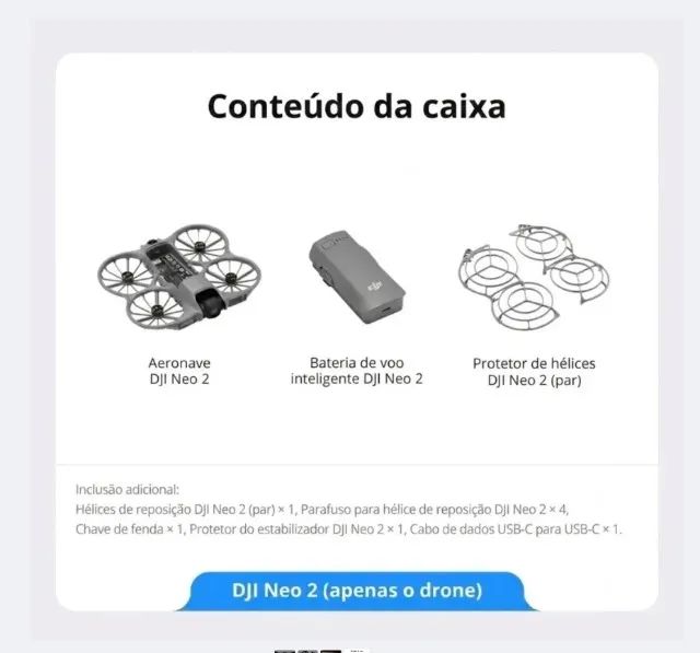 Drone Neo 2 na caixa - Foto 3