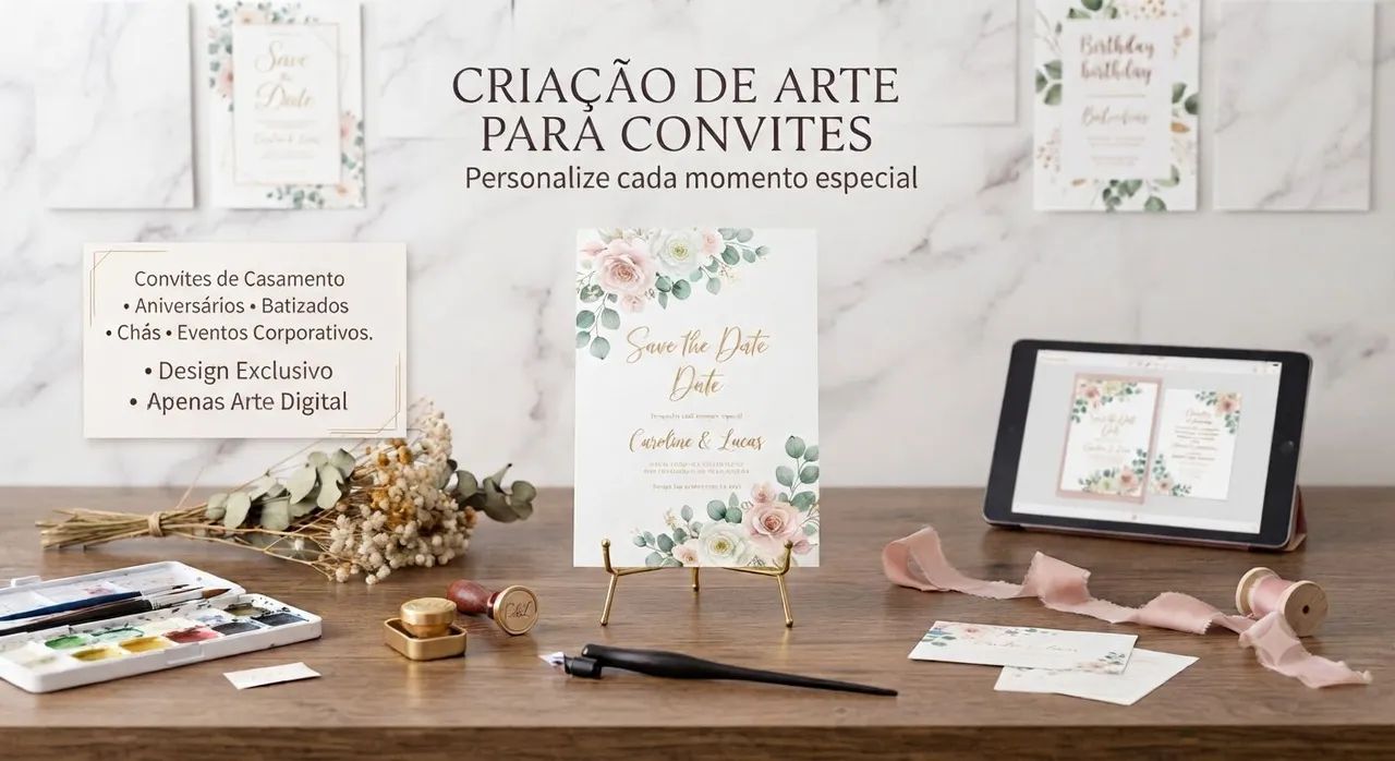 Convites Digitais e interativos com Design Exclusivo para Momentos Únicos.