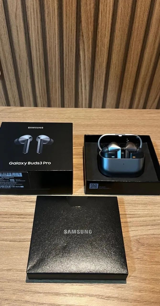 Samsung Galaxy Buds3 Pro, Original, Novo, com Nota Fiscal